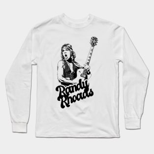 Randy Rhoads 80s style classic Long Sleeve T-Shirt